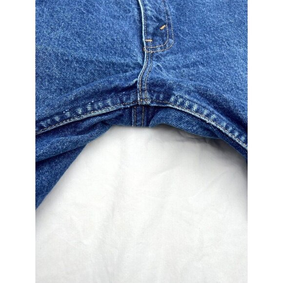 Vtg Levis 517 0217 Orange Tab Jeans 36x34 actual 34x32 dark straight leg mens - Picture 4 of 12